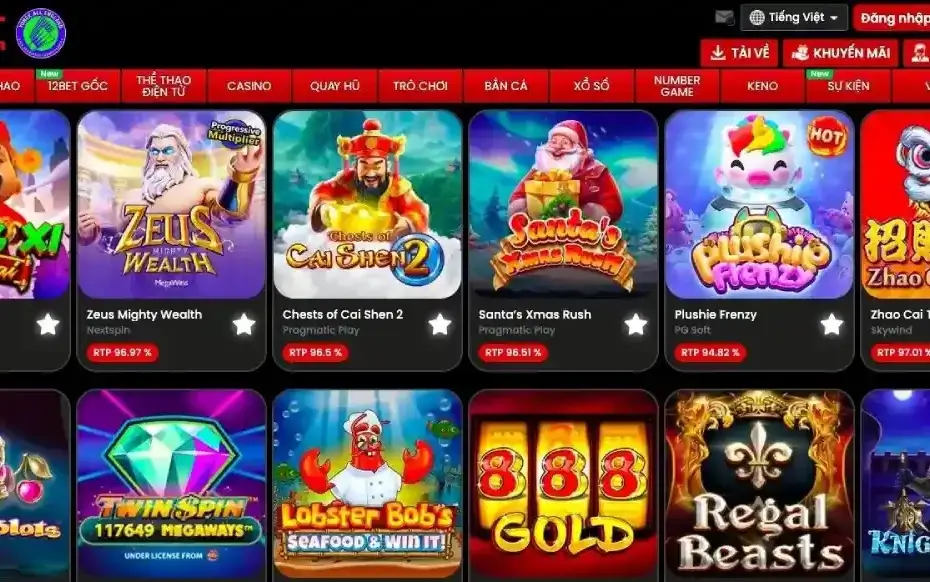 game jackpot 12BET