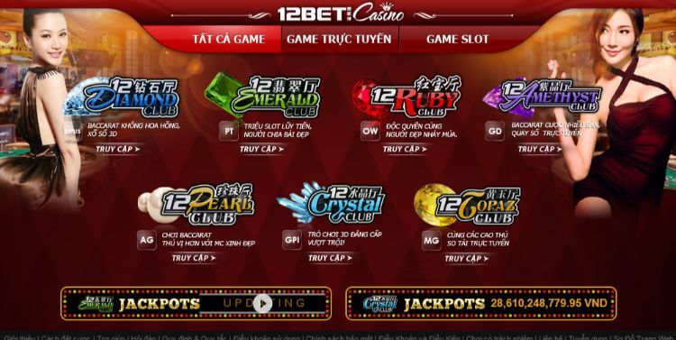 Casino online 12bet